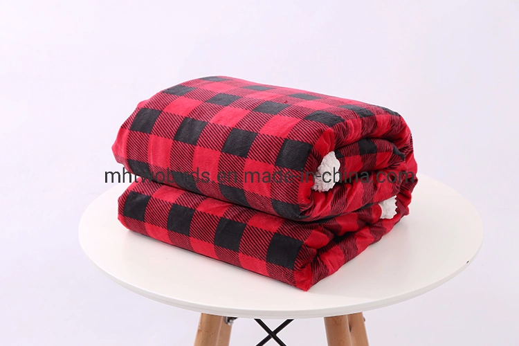 Hot Sale Christmas Xms Holiday Throw Tartan Check Grid Shepa Plaid Blanket