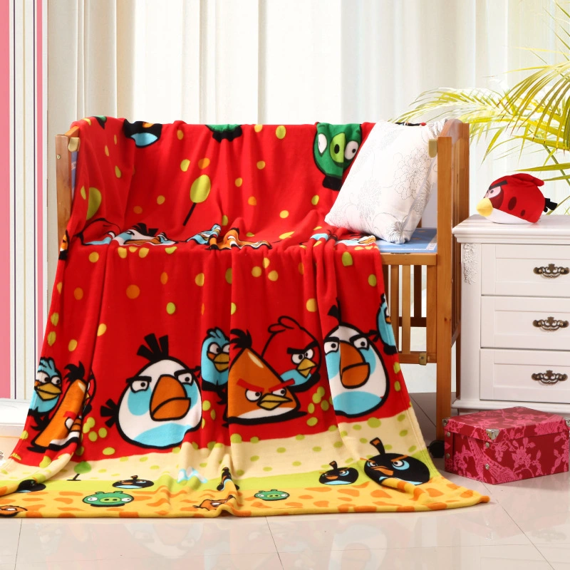 Super Soft Printed Coral Fleece Blanket