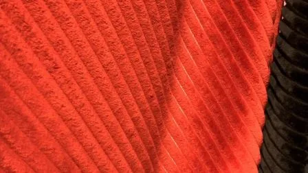 100 % polyester Ks Velvet Stripe Couverture polaire en flanelle pelucheuse