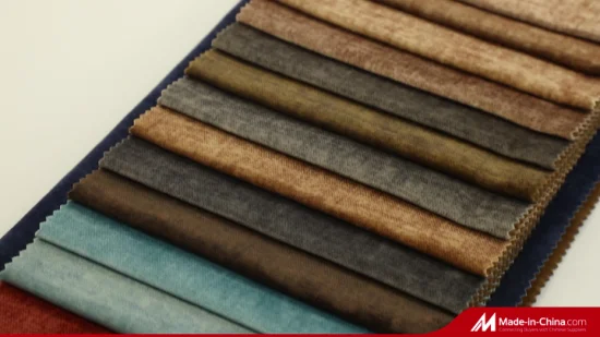 La Chine Polyester Home Textile Imprimé Fleece Velours Canapé Meubles Canapé Tissu d'ameublement Tissu décoratif (JX016.)