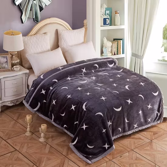 Couleur personnalisée 100 % polyester solide jacquard tissu polaire de flanelle pour jet de couverture